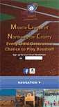 Mobile Screenshot of miracleleagueofnc.org